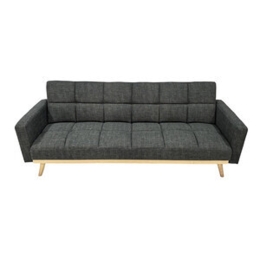 Divano Letto Con Cuscini 213X84X84Cm Cocoon Graphite-4