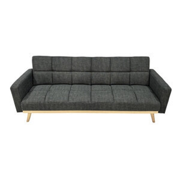 Divano Letto Con Cuscini 213X84X84Cm Cocoon Graphite-4