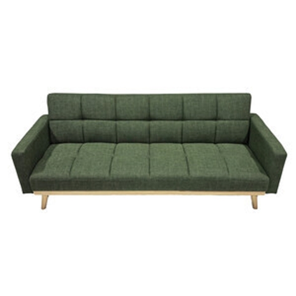 Divano Letto Con Cuscini 213X84X84Cm Cocoon Green-3
