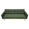 Divano Letto Con Cuscini 213X84X84Cm Cocoon Green-3