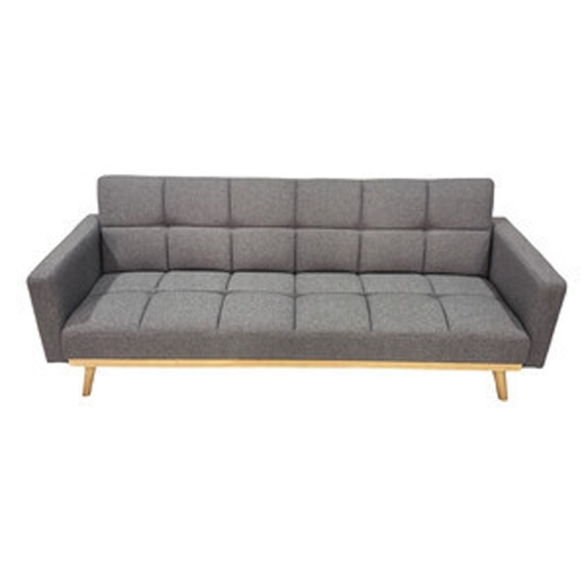 Divano Letto Con Cuscini 213X84X84Cm Cocoon Grey-17