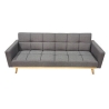 Divano Letto Con Cuscini 213X84X84Cm Cocoon Grey-17