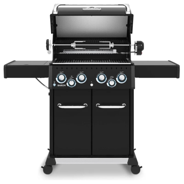 Broil King Baron 490 IR Shadow Barbecue A Gas Con Girarrosto