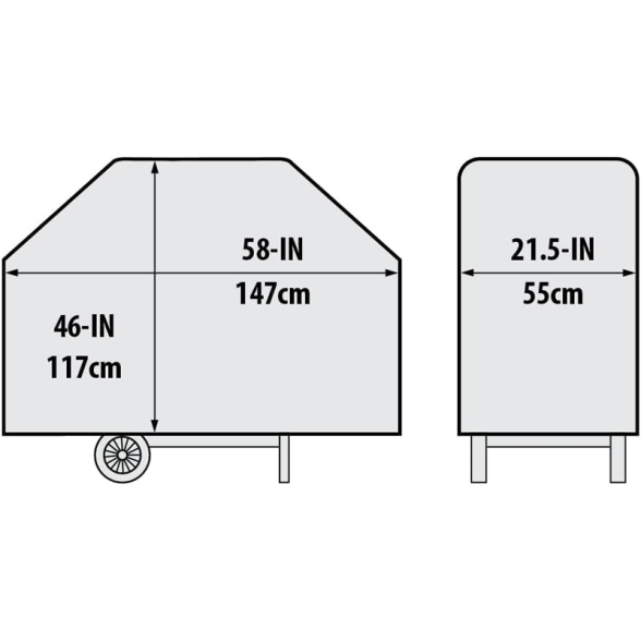 Broil King Copertura Invernale Originale 68487 Per Baron 400 - Signet - Royal XLS