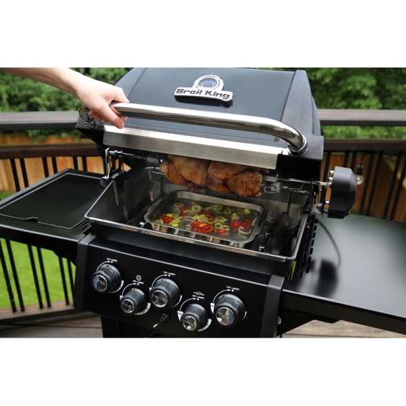 Broil King Royal 390 Shadow Barbecue A Gas 3 Fuochi Con Girarrosto
