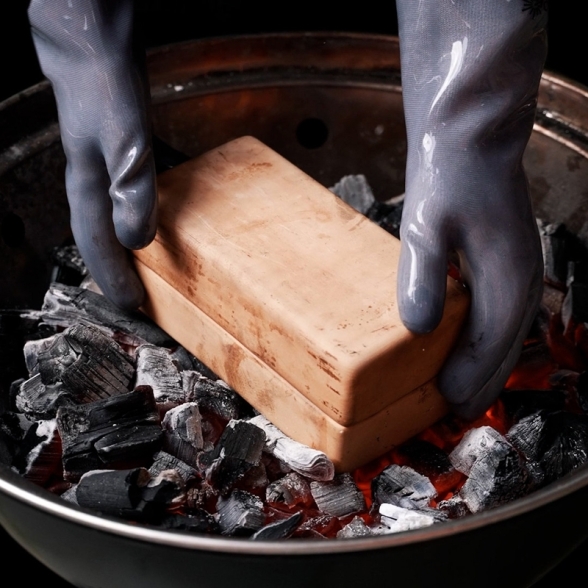 Coppia Di Guanti Per Barbecue In Silicone Gevis BBQ Spark - Taglia L