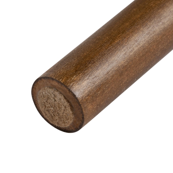 Tavolo Tondo Da Pranzo Allungabile 100-130 Cm Da Interno Viona Noce Scuro