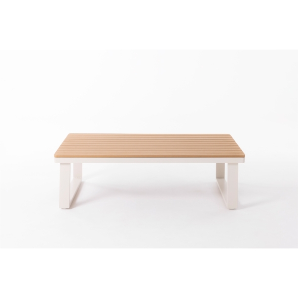 Salotto Da Esterno 5 Posti In Alluminio Boston Avorio