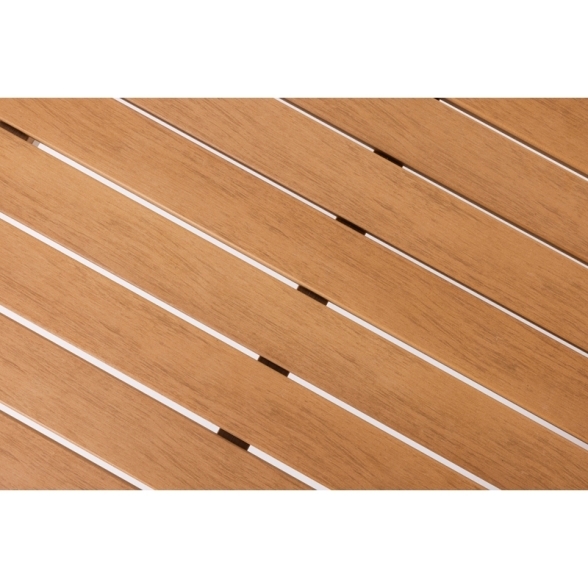 Salotto Da Esterno 5 Posti In Alluminio Boston Avorio