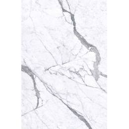 Pannello decorativo effetto marmo set 6 pz 4,3 mt2 PVC in UV 120 x 60 Marmo Bianco