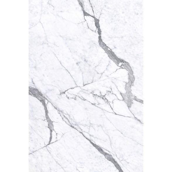 Pannello decorativo effetto marmo set 6 pz 4,3 mt2 PVC in UV 120 x 60 Marmo Bianco