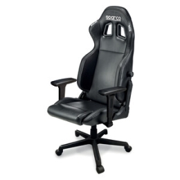 Sparco Poltrona Gaming Ufficio Ikon Sky Nero/Nero