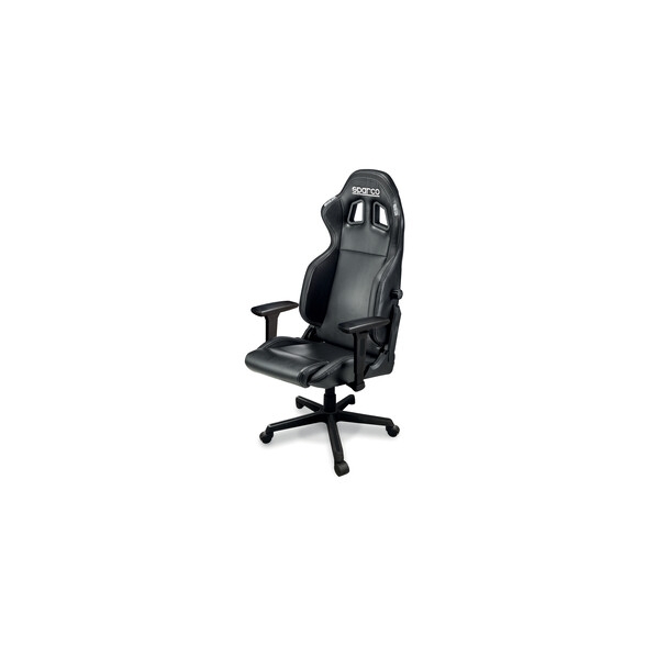 Sparco Poltrona Gaming Ufficio Ikon Sky Nero/Nero