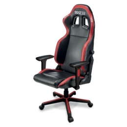 Sparco Poltrona Gaming Ufficio Ikon Sky Nero/Rosso