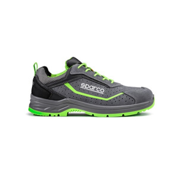 Sparco Scarpe Antinfortunistiche Felix Grigio Verde Fluo S1P