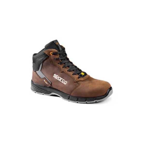 Sparco Scarpe Antinfortunistiche Vic In Pelle Marrone S3P