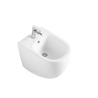 Bidet Filo Muro Bianco In Ceramica 52X36X42 Cm Earth