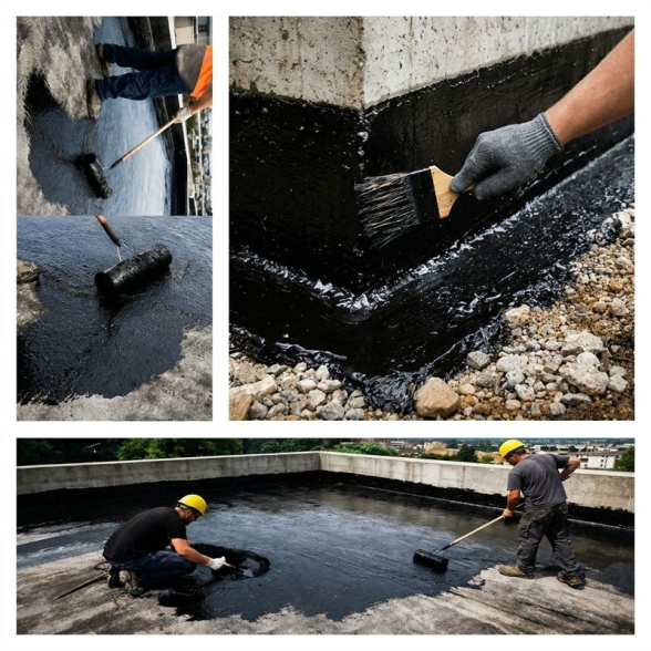 Impermeabilizzante Bituminoso Sigillante Multiuso All'Acqua BITUCOAT L Faren - 20 Kg