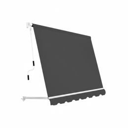 Tenda Da Sole Sangiorgio 100x250 A Caduta Senza Cassonetto Con Braccetti Telo Antracite
