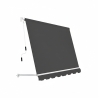 Tenda Da Sole Sangiorgio 100x250 A Caduta Senza Cassonetto Con Braccetti Telo Antracite