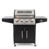 Barbecue A Gas E Pietra Lavica 4 Fuochi Coperchio Con Vetro Ke Grill GTO895-0441-B