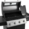 Barbecue A Gas E Pietra Lavica 4 Fuochi Coperchio Con Vetro Ke Grill GTO895-0441-B