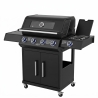 Barbecue A Gas E Pietra Lavica 4 Fuochi Coperchio Con Vetro Ke Grill Master Steak