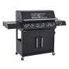 Barbecue A Gas E Pietra Lavica 6 Fuochi Coperchio Con Vetro Ke Grill Master Steak