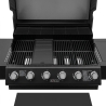 Barbecue A Gas E Pietra Lavica 6 Fuochi Coperchio Con Vetro Ke Grill Master Steak