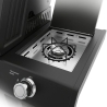 Barbecue A Gas E Pietra Lavica 6 Fuochi Coperchio Con Vetro Ke Grill Master Steak