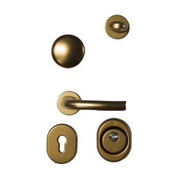 Kit Maniglia E Accessori Per Porta Blindata Cilindro Europeo BLINDO Bronzo
