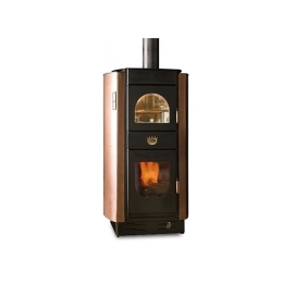 Termostufa A Legna 20 kW Elite Idro Con Forno E Kit Sanitario Clementi Ramato