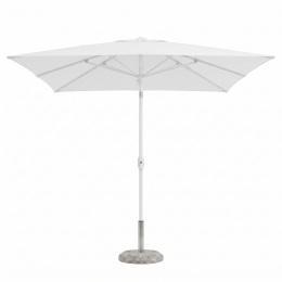 Ombrellone Da Giardino 3x3 Palo Centrale Bianco Telo Bianco Air Vent