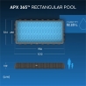 Piscina Fuori Terra 956x488x132 APX 365 Bestway - 561KJ