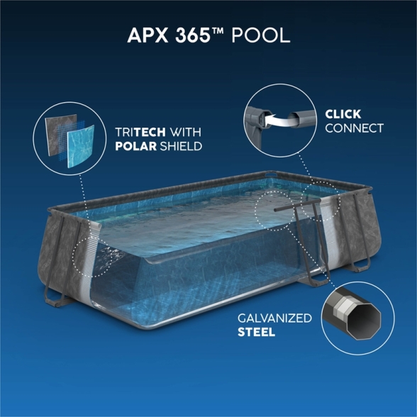 Piscina Fuori Terra 956x488x132 APX 365 Bestway - 561KJ