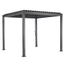Pergola Bioclimatica In Alluminio 3x4 Con Lamelle In Alluminio Antracite