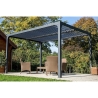 Pergola Bioclimatica In Alluminio 3x4 Con Lamelle In Alluminio Antracite