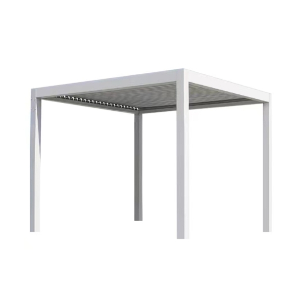 Pergola Bioclimatica In Alluminio 3x4 Con Lamelle In Alluminio Bianca