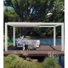 Pergola Bioclimatica In Alluminio 3x4 Con Lamelle In Alluminio Bianca