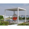 Pergola Bioclimatica In Alluminio 3x4 Con Lamelle In Alluminio Bianca