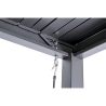 Pergola Bioclimatica In Alluminio 3x6 Con Lamelle In Alluminio Antracite