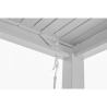 Pergola Bioclimatica In Alluminio 3x6 Con Lamelle In Alluminio Bianca