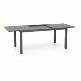Tavolo In Alluminio Allungabile Da Esterno 100x200-300 Cm Ever Antracite