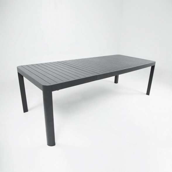 Tavolo In Alluminio Allungabile Telescopico 100x230-300 Cm Telex Antracite