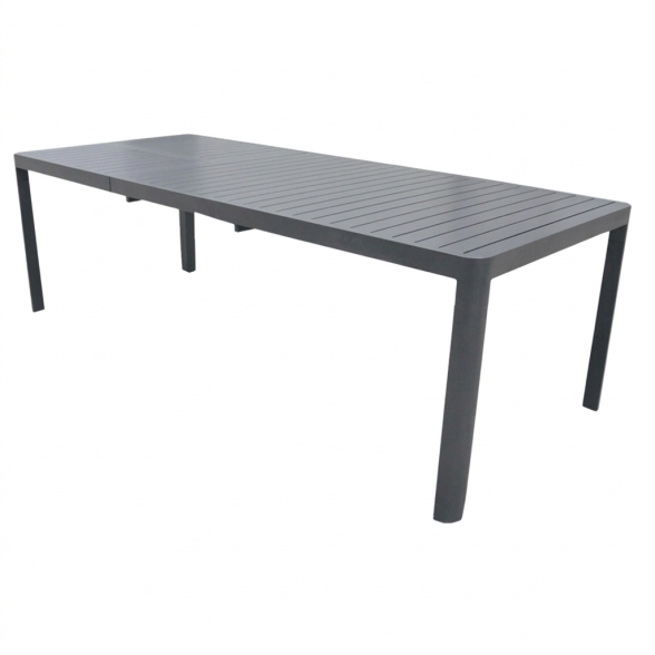 Tavolo In Alluminio Allungabile Telescopico 100x230-300 Cm Telex Antracite