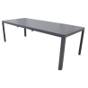 Tavolo In Alluminio Allungabile Telescopico 100x230-300 Cm Telex Antracite