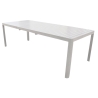 Tavolo In Alluminio Allungabile Telescopico 100x230-300 Cm Telex Bianco