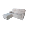 Divano Angolare Recliner 3 Post Penisola Contenitore Sinistra Beige