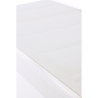 Lettino Prendisole In Alluminio E Textilene Imbottito Con Ruote Summer Bianco