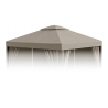 Telo Di Ricambio E Tende Per Gazebo Romance 3x4 Double Airvent Tortora